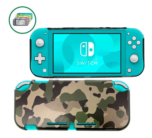 Case Protector Para Nintendo Switch Lite Camuflado