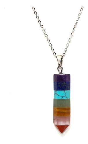 Collar Cuarzo 7 Chakras Dayoshop