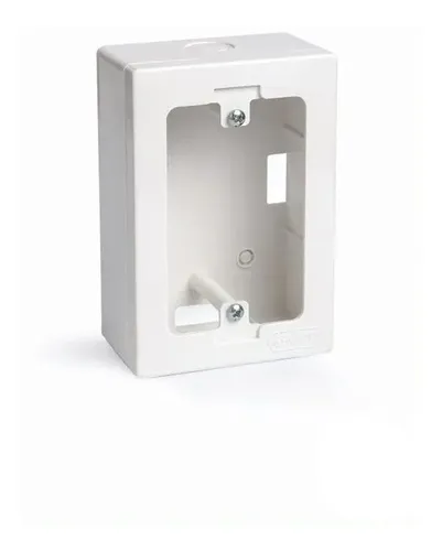Genrod Caja Pvc Rectangular Para Cable Canal 02215pb-x4 Unid