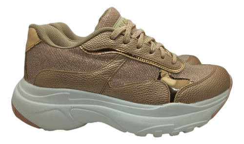Zapatilla Dama Anca & Co Brisa Plataforma Brillos