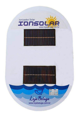 Ionizador Solar Duplo Para Piscinas De Até 100.000 Litros