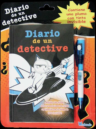 Diario De Un Detective - Libro Diario Con Pluma Mágica
