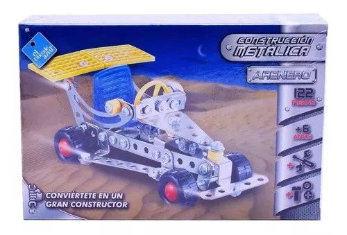 Juego Construcción Metálica Arenero 143 Pzas Tipo Mecano F1