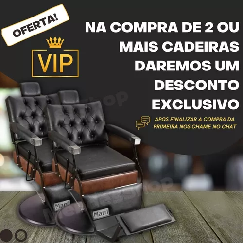 Cadeira De Barbeiro Barata Salão Profissional Envio Imediato