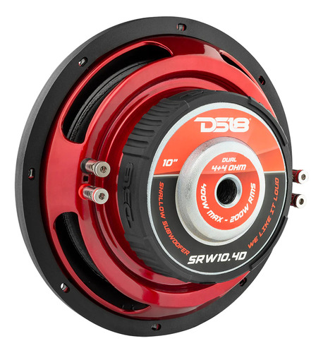 Subwoofer Plano Ds18 Srw 10'' 4 Ohms Srw10.4d Color Negro