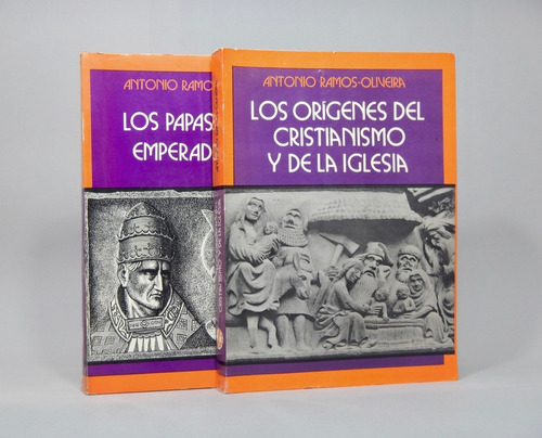 2 Libros Ramos Oliveira Papas Origens Cristianismo 1973 Ai1