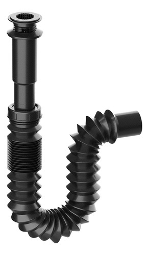 Céspol Flexible Tipo P Negro Extención 55cm Fleximatic 2235n
