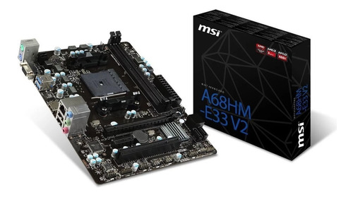 Motherboard Msi A68hm-e33 V2 Fm2+ Amd A68 Usb3 Hdmi Vga