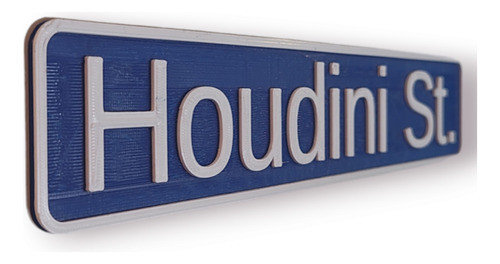 Cartel Houdini St - Dua Lipa - Impreso En 3d + Regalo