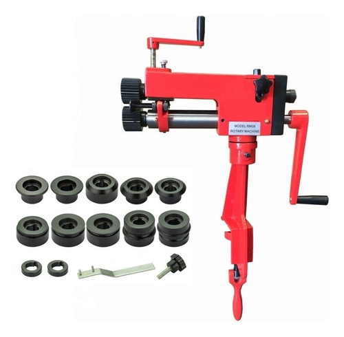 Rodonadora Manual Para Hojalatería Industrial Con 6 Dados