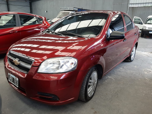 Chevrolet Aveo Ls 1.6 Con Gnc 2011 Bordo Jrv