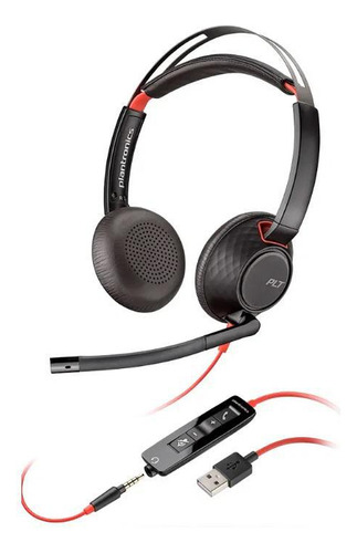 Headset Plantronics Blackwire C5220 Usb-a - 207576-01