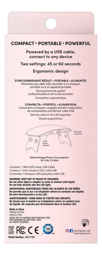 Dashing Diva Mini Lámpara Led De Uñas De Gel, Luz Led Compac