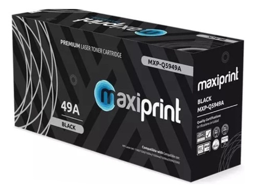 Cartucho De Toner Maxiprint Compatible Con Hp Q5949a Negro