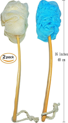Esponjas De Ducha Luffa 2 Piezas - Exfoliante Cepillo De Bañ