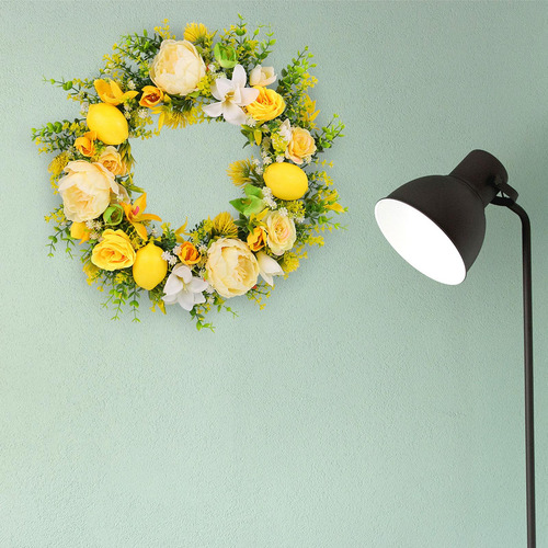 Guirnalda De Peonías Y Artificial De 45cm, Decoración De