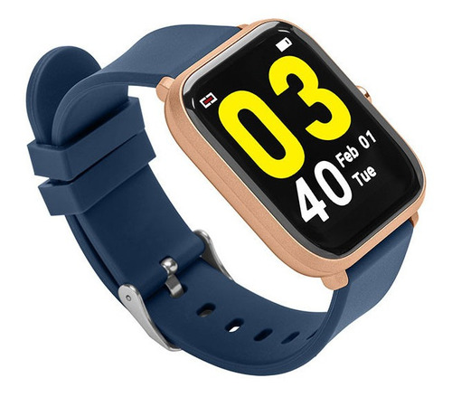 Smartwatch Getttech Gri-25704 Azul Android Ios Gri-25 /vc