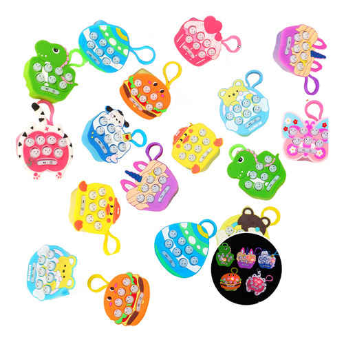 Aleatorios 15pz Mini Pop It Quick Push Juguetes Eléctricos