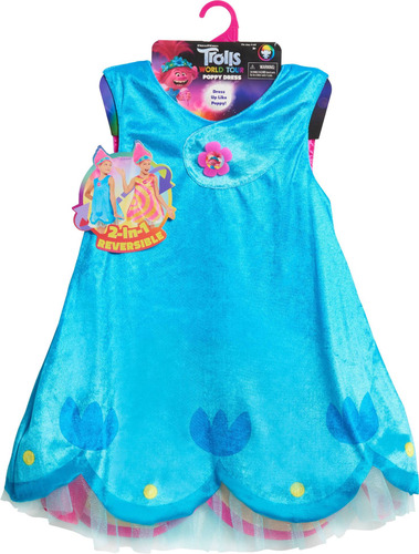 Disfraz Talla 3t Para Niña Poppy Trolls World, Halloween | Envío gratis Disfraz Talla 3t Para Niña Poppy Trolls World, Halloween | Envío gratis