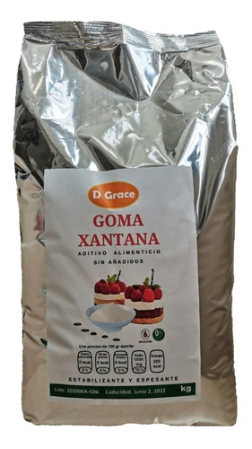 Imagen 2 de 7 de Goma Xantana 1 Kg ( Marca Fufeng)