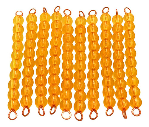 3 Montessori 10 Pedazos Barra De Granos Material