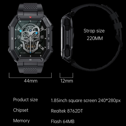 Reloj Deportivo Táctico Para iPhone Y Teléfono Android