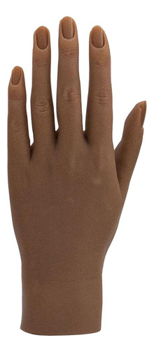 Mano De Práctica De Uñas Acrílicas Herramienta E Se Fue