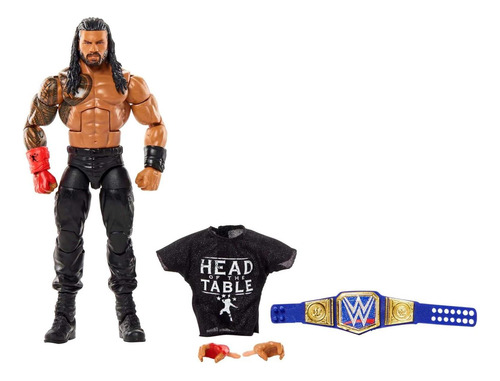 Figura De Acción Mattel Wwe Elite Roman Reigns 15 Cm