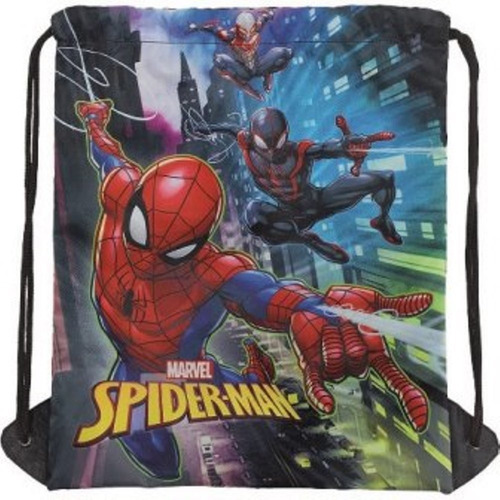 Imagem 1 de 2 de Mochila Tipo Saco Esportivo Spider Man Rescue