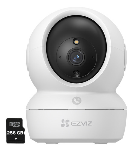 Cámara Seguridad Wifi Ezviz H6c Pro 5mp Gira 360 + Sd 256gb