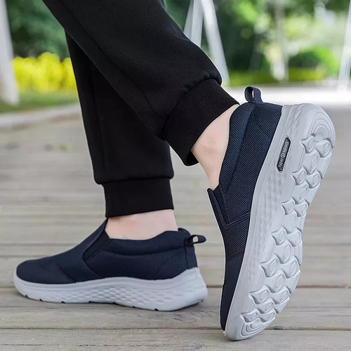 Zapatos Tenis Negros Mujer Y Hombres Pie Diabetico Cómodo