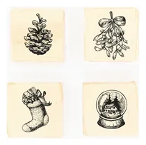 Comprar Kits Sellos Decorativos Navideños Packaging Fiestas Navidad 
