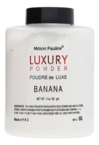 Base de maquillaje en polvo Million Pauline Polvo Banana - 85g
