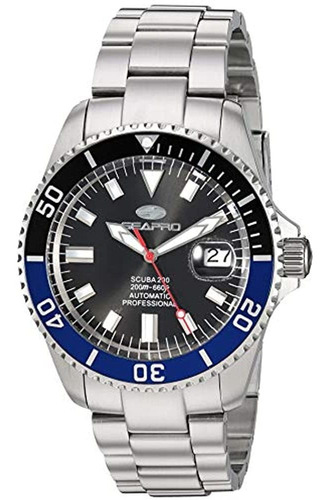 Seapro Men's Scuba 200 Automatic Correa De Acero Inoxidable,