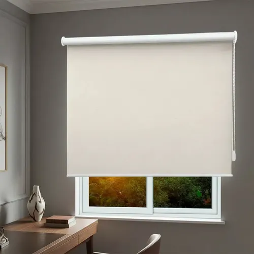 Home & Deco Cortina Rolo Blackout Medida L 1,80 X A 1,50 Blecaute Rol