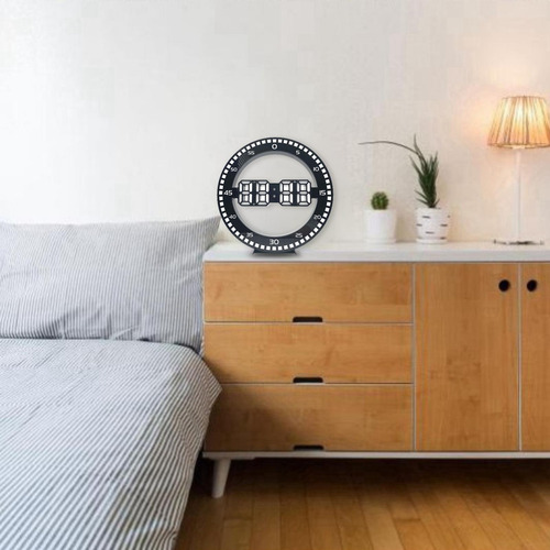Reloj De Pared Digital Led Reloj Electrónico Oficina En