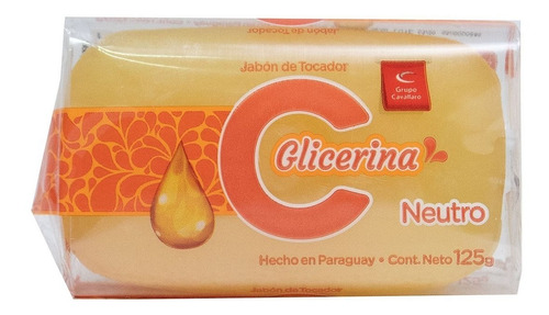 Jabón De Tocador C2 Glicerina Neutro 125g Pack X 6