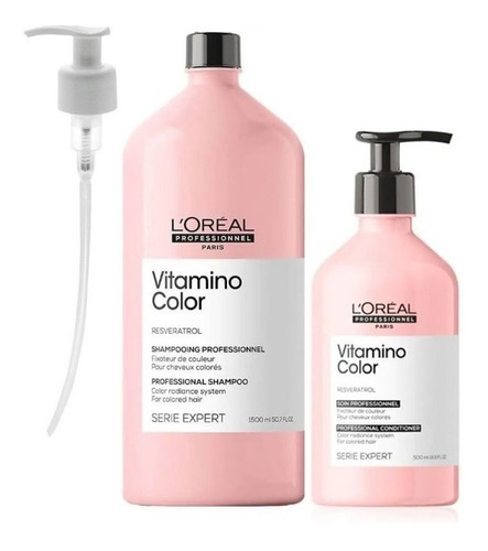 Kit Shampoo + Acondicionador Loreal Profesional Vitamino