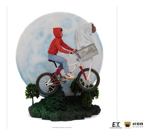 Estátua E.t. & Elliot - E.t. Deluxe 1/10 - Iron Studios