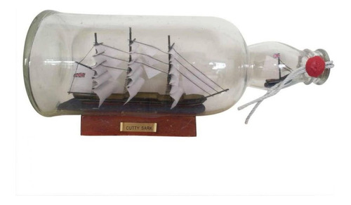 Nautical Cutty Sark Model Envia Una Botella Cristal 11 
