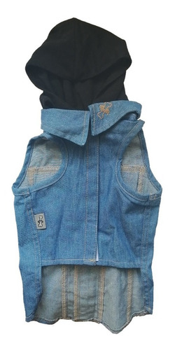 Chaleco Casual Mezclilla Para Perro Raza Chica