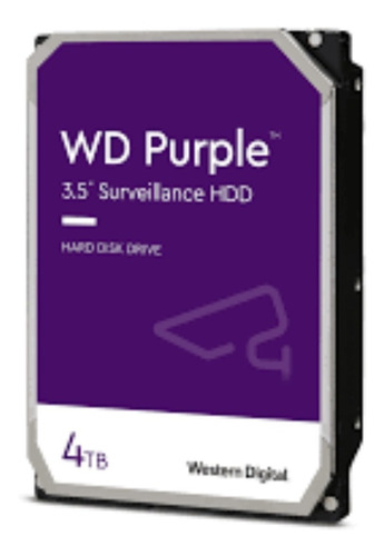 Imagen 1 de 5 de Disco Duro Interno Western Digital Wd Wd40purx 4 Tb Púrpura