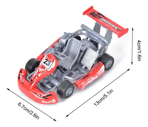 / 1:32 Escala De Aleación Modelo De Coche De Alta Go-kart