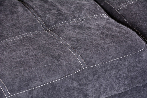 Sofá Salas Modernas Minimalistas Lounge Sillones Retro Color Gris Oxford