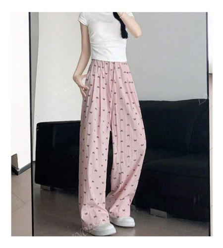 Pantalón Casual Fresco Pierna Ancha
