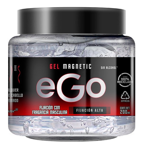 Gel Fijador De Cabello Ego For Men Diez 200ml