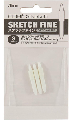 Copic Nibs Skecht Fine Blister X 3 Unidades