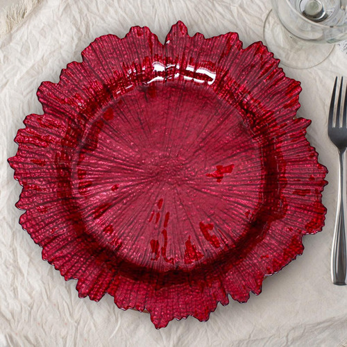 Prato De Jantar Irregular, Prato De Frutas, Prato Vermelho