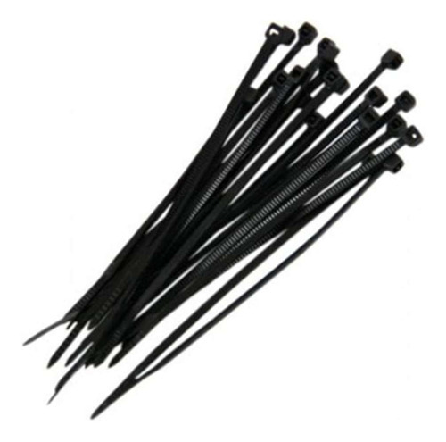 Abraçadeira Nylon Preto Enforca Gato 2,7mm X 250mm 100 Peças