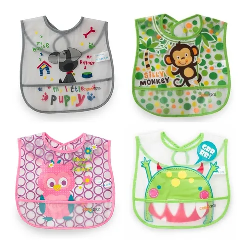 Baberos plasticos sale para bebes